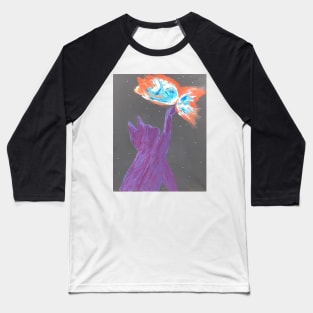 Galaxy Cat Baseball T-Shirt